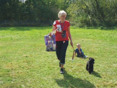 3. Bertík se umístil na výstavě na 3. místě - převzetí cen.